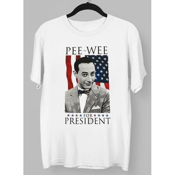Michelle
L Other - Pee Wee Herman USA Flag T-Shirt Retro Comedy Fan Tee